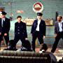 Robert Carlyle, Paul Barber, Steve Huison, Hugo Speer, and Tom Wilkinson in The Full Monty (1997)