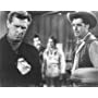 Lloyd Bridges, Rory Calhoun, Frank DeKova, and Vince Edwards in Ride Out for Revenge (1957)
