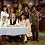 Arthur Bostrom, Richard Gibson, Kim Hartman, Sue Hodge, Gorden Kaye, Vicki Michelle, Gavin Richards, Carmen Silvera, and Guy Siner in 