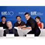 Sean Bean, Matt Damon, Ridley Scott, Kate Mara, and Andy Weir at an event for The Martian (2015)