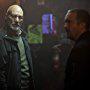 Patrick Stewart and Macon Blair in Green Room (2015)