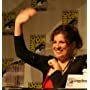 April Stewart waves hello at the Comic-Con 2007 Cartoon Voices II panel.