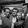 Laurence Harvey, Ian Hendry, Donald Houston, Delena Kidd, Heather Sears, and John Westbrook in Room at the Top (1959)