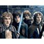 Sean Astin, Elijah Wood, Billy Boyd, and Dominic Monaghan in The Lord of the Rings: The Fellowship of the Ring (2001)