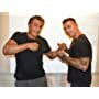 Lorenzo Antonucci with the legend of ALL LEGENDS - Sylvester Stallone