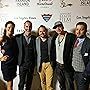 Katherine Drew, Pat Dortch, Thomas Torrey, J.R. Adduci, and Justin Moretto at the world premiere of Fare at the 2016 Newport Beach Film Festival. 