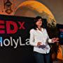 Shamim Sarif speaking at TEDxHolyLand