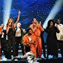 (Front center with back toward camera) Cuba Gooding, Jr. as Darrin Hill (on stage left to right) Mae Middleton as Tasha, Melba Moore as Bessie Cooley, Chris Cole as Lightfoot, Zane Copeland, Jr. as Derek, Beyoncé Knowles as Lilly, Rue McClanahan as Nancy Stringer, Montel Jordan as Johnson, "T-Bone" as Bee-Z Briggs, Angie Stone as Alma and Mitchah Williams as Jimmy B.