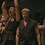 William Zabka, Jacob Bertrand, Xolo Maridueña, and Nichole Brown in Cobra Kai (2018)