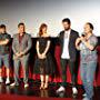 (Left to Right) Michael Steger (90210, True Blood), Michael DeLorenzo (Fame, NY Undercover), Mark DeCarlo (Studs, Jimmy Neutron), Julie McNiven (Mad Men, Supernatural), and director Bailey Kobe attend the premiere of The Babymoon at The Chinese Theater.