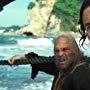 Lee Arenberg and Orlando Bloom in Pirates of the Caribbean: Dead Man