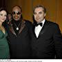 Stevie Wonder with Georg Kindel and his wife Christina at the WOMEN