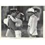 Victor Jory, David Manners, and Loretta Young in The Devil