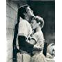 Anthony Perkins and Norma Moore in Fear Strikes Out (1957)