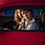 Lily James and Ansel Elgort in Baby Driver (2017)