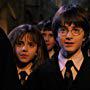 Alfred Enoch, Rupert Grint, Daniel Radcliffe, and Emma Watson in Harry Potter and the Sorcerer