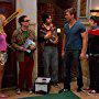 Kaley Cuoco, Johnny Galecki, Simon Helberg, Andrew W. Walker, and Kunal Nayyar in The Big Bang Theory (2007)