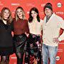 Haley Joel Osment, Chris Elliott, Abby Elliott, Bridey Elliott, and Paula Niedert Elliott at an event for Clara