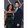 FOX Fall Party- Red Carpet with wife Lesley-Ann Brandt