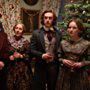 Jonathan Pryce, Ger Ryan, Dan Stevens, and Morfydd Clark in The Man Who Invented Christmas (2017)