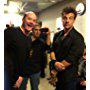 David Koechner and Mitch Rouse getting ready to go on stage in Chicago.