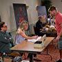 Kaley Cuoco, Johnny Galecki, and Jareb Dauplaise in The Big Bang Theory (2007)