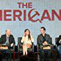 Graham Yost, Keri Russell, Joel Fields, Matthew Rhys, and Joseph Weisberg at an event for The Americans (2013)