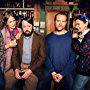 Penny Downie, David Mitchell, Robert Webb, and Louise Brealey in Back (2017)
