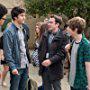 Jake Schreier, Nat Wolff, Austin Abrams, and Justice Smith in Paper Towns (2015)