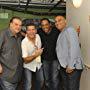 Angelo Tsarouchas Scott Montoya, Ruben Paul, Russell Peters backstage at the Laugh Out Loud Comedy Festival in Santa Barbara