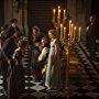 James Fleet, Rebecca Front, Matthew Rhys, Joanna Scanlan, Anna Maxwell Martin, Eleanor Tomlinson, and Jenna Coleman in Death Comes to Pemberley (2013)