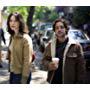 Rebecca Hall and Thomas Ian Nicholas on the set of PLEASE GIVE