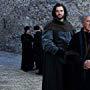 Stuart Martin, Dustin Hoffman and Richard Madden in Medici, Masters of Florence.