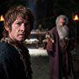 Martin Freeman and Ken Stott in The Hobbit: The Battle of the Five Armies (2014)