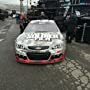 Citizen Soldier Car #7 running in the 2017 Citizen Soldier 400 Nascar Race at Dover International Speedway.