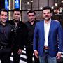 Salman Khan, Karan Johar, Arbaaz Khan, and Sohail Khan in Koffee with Karan (2004)