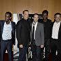 Tom Hanks, Michael De Luca, Dana Brunetti, Paul Greengrass, Barkhad Abdi, and Mahat M. Ali at an event for Captain Phillips (2013)