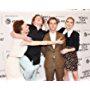 Max Winkler, Maya Eshet, Zoey Deutch, and Joey Morgan at an event for Flower (2017)