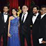 Danny Boyle, Anil Kapoor, Irrfan Khan, Dev Patel, Madhur Mittal, and Freida Pinto