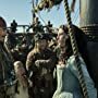 Johnny Depp, Stephen Graham, Martin Klebba, Kevin McNally, and Kaya Scodelario in Pirates of the Caribbean: Dead Men Tell No Tales (2017)