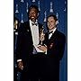 Morgan Freeman and Philippe Rousselot at an event for The 65th Annual Academy Awards (1993)