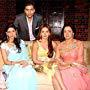 Hema Malini, Jaya Bachchan, Esha Deol, Karan Johar, and Shweta Bachchan Nanda in Koffee with Karan (2004)