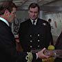 Roger Moore, George Baker, Robert Brown, and Geoffrey Keen in The Spy Who Loved Me (1977)
