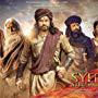 Amitabh Bachchan, Jagapathi Babu, Chiranjeevi, Nayanthara, Sudeep, Tamannaah Bhatia, and Vijay Sethupathi in Sye Raa Narasimha Reddy (2019)