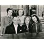 Ann E. Todd, Jane Powell, Elinor Donahue, José Iturbi, and Jeanette MacDonald in Three Daring Daughters (1948)