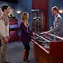 Kaley Cuoco, Jonathan Schmock, and Jim Parsons in The Big Bang Theory (2007)