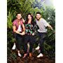 Joe Swash, Joel Dommett, and Scarlett Moffatt in I