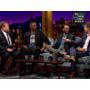 James Corden, Jay Duplass, Mark Duplass, and Chris Bosh in The Late Late Show with James Corden (2015)