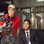 Directing on set The Bird Who Could Fly with Joe Seo pictured