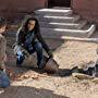 Parisa Fitz-Henley and Dylan Bruce in Midnight, Texas (2017)